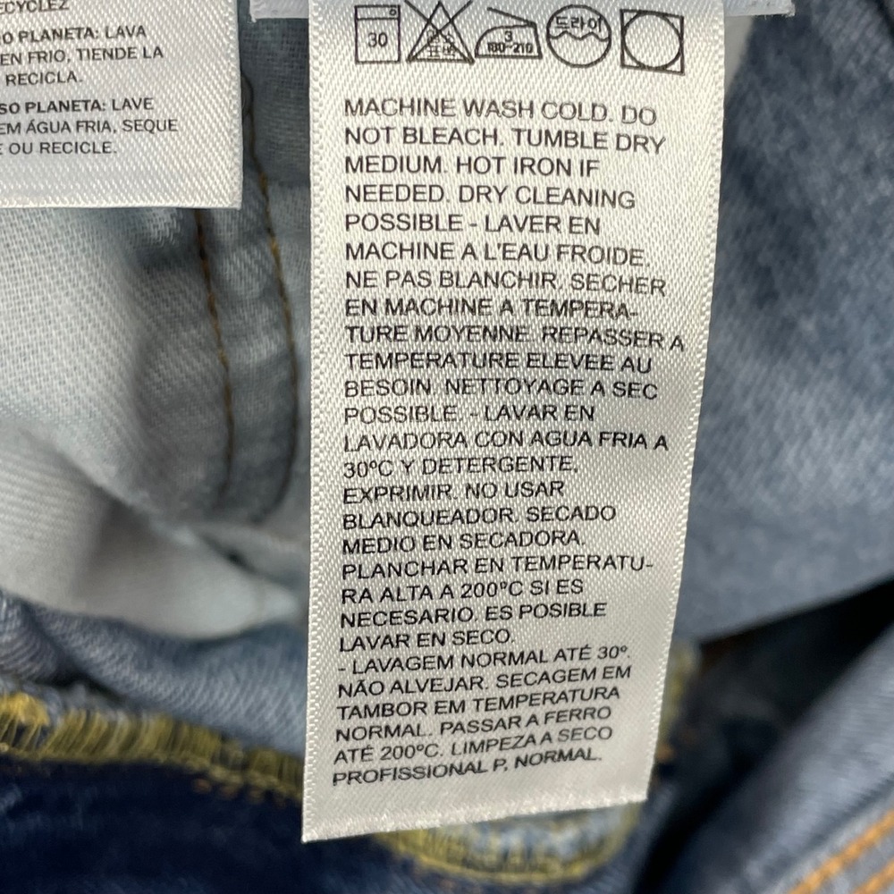Levi's Blue 550 Relaxed Fit Tapered Leg Denim Jeans Mens 38x30 - Picture 7 of 10